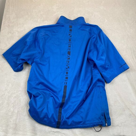 Under Armour Men's Athletic Shirt XL Loose Fit Storm 3 Short Sleeve Quarter Zip - Picture 14 of 14